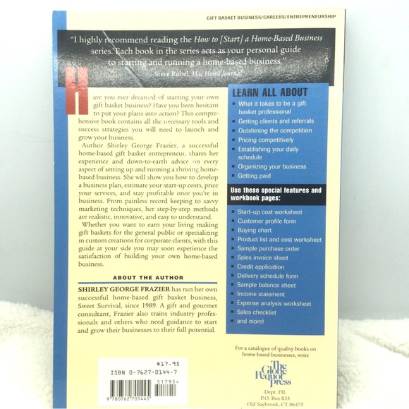 Vintage how to start a home based gift basket business book yr 1998 . - Picture 3 of 11